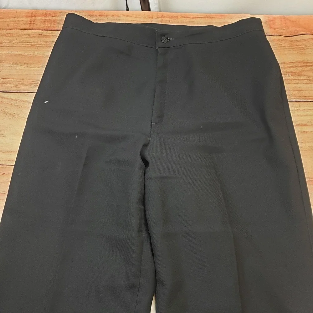 Levis Pants Womens Medium Black Wide Leg Dress‎ Trousers Career Office Slacks
